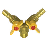 Max Brass 1/2 inch Male Thread 2 Plug-in Valve Pneumatic Quick Coupler Fittings