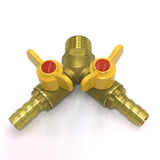 Max Brass 1/2 inch Male Thread 2 Plug-in Valve Pneumatic Quick Coupler Fittings