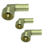 Max 3/4'' Elbow Brass Quick Release Pneumatic Connectors Air Line Fittings 16mm