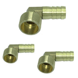Max 3/4'' Elbow Brass Quick Release Pneumatic Connectors Air Line Fittings 16mm