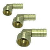 Max 3/4'' Elbow Brass Quick Release Pneumatic Connectors Air Line Fittings 16mm