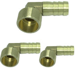 Max 3/4'' Elbow Brass Quick Release Pneumatic Connectors Air Line Fittings 16mm