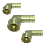 Max 3/4'' Elbow Brass Quick Release Pneumatic Connectors Air Line Fittings 16mm