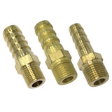 Max Brass Male Thread Hose Pipe Fitting, 1/8'' Male Pipe Connector Kit DN6x6mm