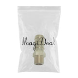 Max 1/4'' Brass Quick Release Pneumatic Connectors Air Line Fittings DN8 x 14mm