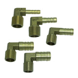 Max Brass Barb Hose Fitting 90 Degree Hose Barbed Connector  6mm Barbed