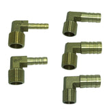 Max Brass Barb Hose Fitting 90 Degree Hose Barbed Connector  6mm Barbed