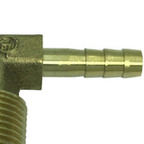 Max Brass Barb Hose Fitting 90 Degree Hose Barbed Connector  6mm Barbed