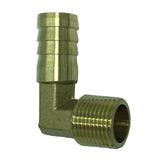 Max Brass Barb Hose Fitting 90 Degree Hose Barbed Connector  14mm Barbed