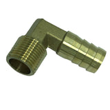 Max Brass Barb Hose Fitting 90 Degree Hose Barbed Connector  14mm Barbed