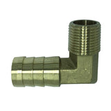 Max Brass Barb Hose Fitting 90 Degree Hose Barbed Connector  16mm Barbed