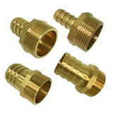 Max Brass Barbed Hose Fitting Connector Adapter Male Pipe 19mm Barb Dia