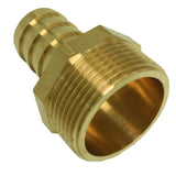 Max Brass Barbed Hose Fitting Connector Adapter Male Pipe 25mm Barb Dia