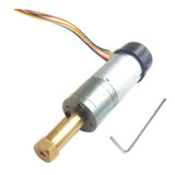 Max 9V High Torque Geared Speed Reduction DC Motor Brass Coupling