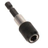 Maxbell 1Pc 1/4 Screwdriver Extension Quick Release Hex Shank Holder Drill Bit Black 60mm