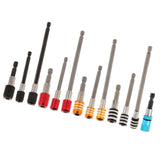 Maxbell 1Pc 1/4 Screwdriver Extension Quick Release Hex Shank Holder Drill Bit Black 60mm