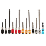 Maxbell 1Pc 1/4 Screwdriver Extension Quick Release Hex Shank Holder Drill Bit Black 60mm