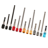 Maxbell 1Pc 1/4 Screwdriver Extension Quick Release Hex Shank Holder Drill Bit Black 60mm