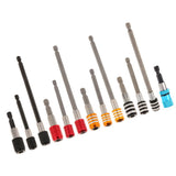 Maxbell 1Pc 1/4 Screwdriver Extension Quick Release Hex Shank Holder Drill Bit Black 60mm