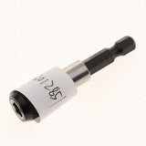 Maxbell 1Pc 1/4 Screwdriver Extension Quick Release Hex Shank Holder Drill Bit Black 60mm