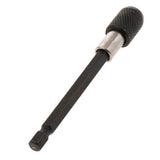 Maxbell 1Pc 1/4 Screwdriver Extension Quick Release Hex Shank Holder Drill Bit Black 100mm