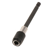 Maxbell 1Pc 1/4 Screwdriver Extension Quick Release Hex Shank Holder Drill Bit Black 100mm