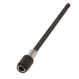 Maxbell 1Pc 1/4 Screwdriver Extension Quick Release Hex Shank Holder Drill Bit Black 150mm