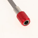Maxbell 1Pc 1/4 Screwdriver Extension Quick Release Hex Shank Holder Drill Bit Red 100mm