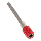 Maxbell 1Pc 1/4 Screwdriver Extension Quick Release Hex Shank Holder Drill Bit Red 100mm