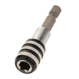 Maxbell 1Pc 1/4 Screwdriver Extension Quick Release Hex Shank Holder Drill Bit Black White 60mm
