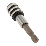 Maxbell 1Pc 1/4 Screwdriver Extension Quick Release Hex Shank Holder Drill Bit Black White 60mm
