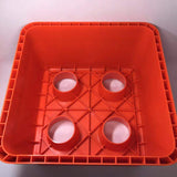 Maxbell BT30 BT40 BT50 Tool Holder Storage Box PP Plastic Box for CNC Parts 4 Hole