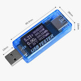 Maxbell LCD Tester USB Output Current Detector for Phone Charger, Power Bank  Blue
