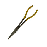 Max 25 45 90 Degree Ring Shape 11" Straight Bent Long Needle Curved  Nose Pliers 25 Degree