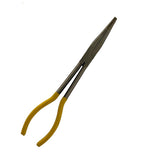 Max 25 45 90 Degree Ring Shape 11" Straight Bent Long Needle Curved  Nose Pliers 45 Degree