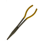 Max 25 45 90 Degree Ring Shape 11" Straight Bent Long Needle Curved  Nose Pliers 45 Degree