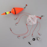 Max Explosive Fishing Hooks Spherical Feeder with Sharpened Fishhooks A