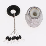 Max Explosive Fishing Hooks Spherical Feeder with Sharpened Fishhooks A