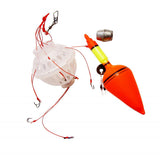 Max Explosive Fishing Hooks Spherical Feeder with Sharpened Fishhooks A