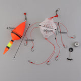 Max Explosive Fishing Hooks Spherical Feeder with Sharpened Fishhooks A
