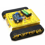 Maxbell Full set of standard classic Arduino+WiFi control crawler tank chassis Golden