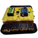 Maxbell Full set of standard classic Arduino+WiFi control crawler tank chassis Golden