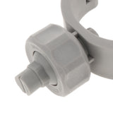 Maxbell PP Adjustable Ball Flat Fan Clamp Spray Eyelet Nozzles, Industrial Cleaning 2inch Fan 6510