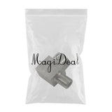 Max Double Head Right Angle Pipe Fitting Threaded Elbow Connector 1 point x 9 mouth