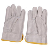 Max 25cm Cowhide Protective Gloves Labor Safety Hands Cover for Welding Beige