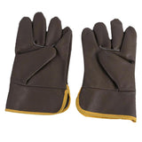 Max 25cm Cowhide Protective Gloves Labor Safety Hands Cover for Welding Brown