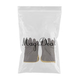 Max 25cm Cowhide Protective Gloves Labor Safety Hands Cover for Welding Brown