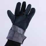 Maxbell Two-layer full leather welding gloves, hand welding gloves electric welding