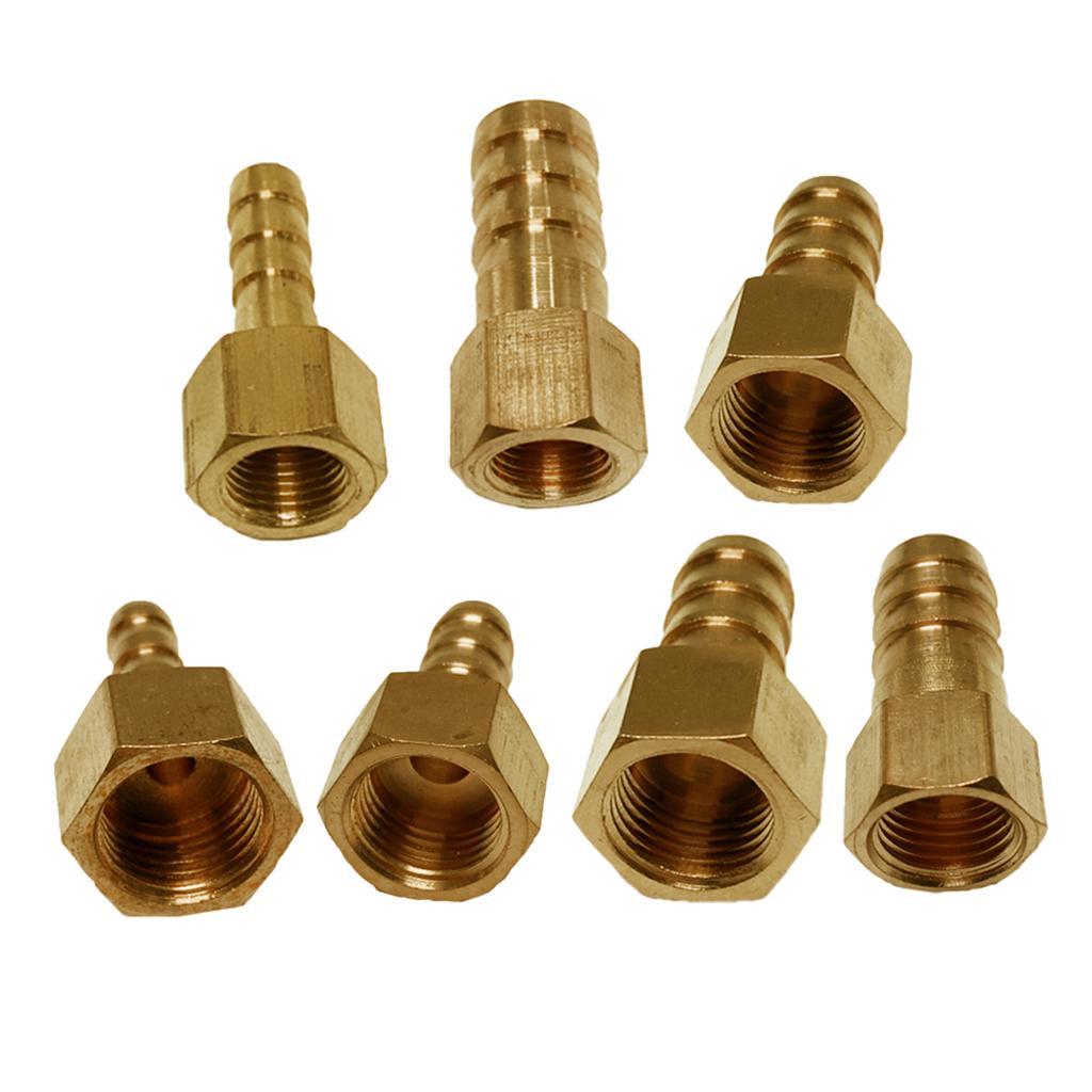 Max Brass Air Hose Coupler Connect Female Pipe Kit Industrial Fittings DN6x6mm