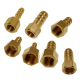 Max Brass Air Hose Coupler Connect Female Pipe Kit Industrial Fittings DN6x6mm